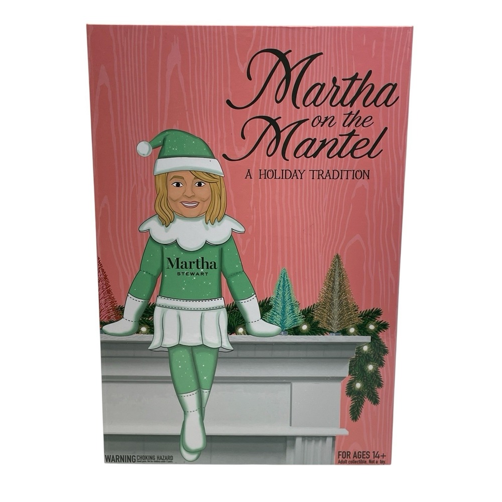 Martha Stewart Martha on the Mantel Holiday Doll Set Christmas Figure NIB 2024